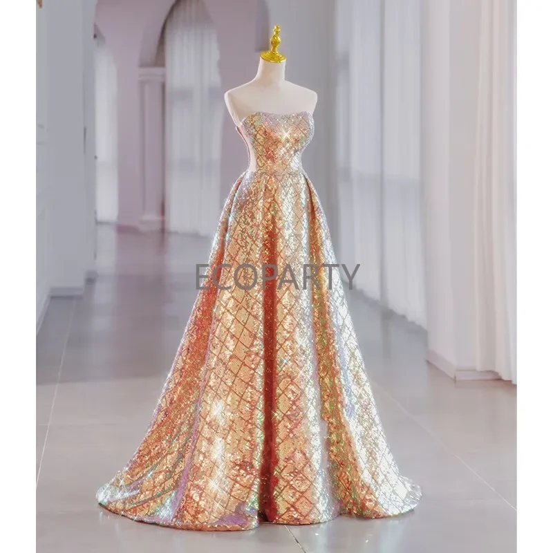

Shoulder Length Cocktail Dress Dress for Women Luxury and Niche High-end 2023 Summer New Engagement Dress Toast Dress Disfraz
