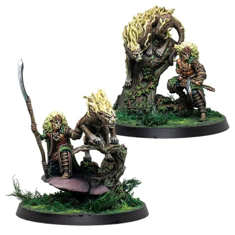 Casting Resin Model Assembly, Werewolf Team, Unpainted Needs To Be Assembled