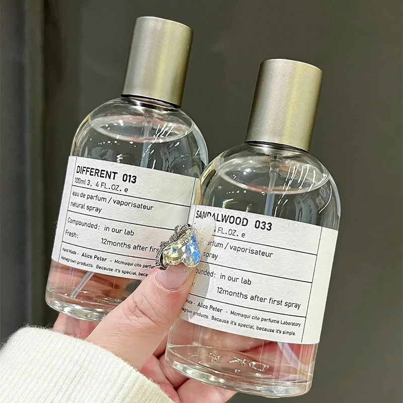 Perfume de laboratorio de sándalo, té negro para mujer, fragancia ligera de larga duración, nicho fresco, Unisex, elegante, Perfume de Colonia Woody