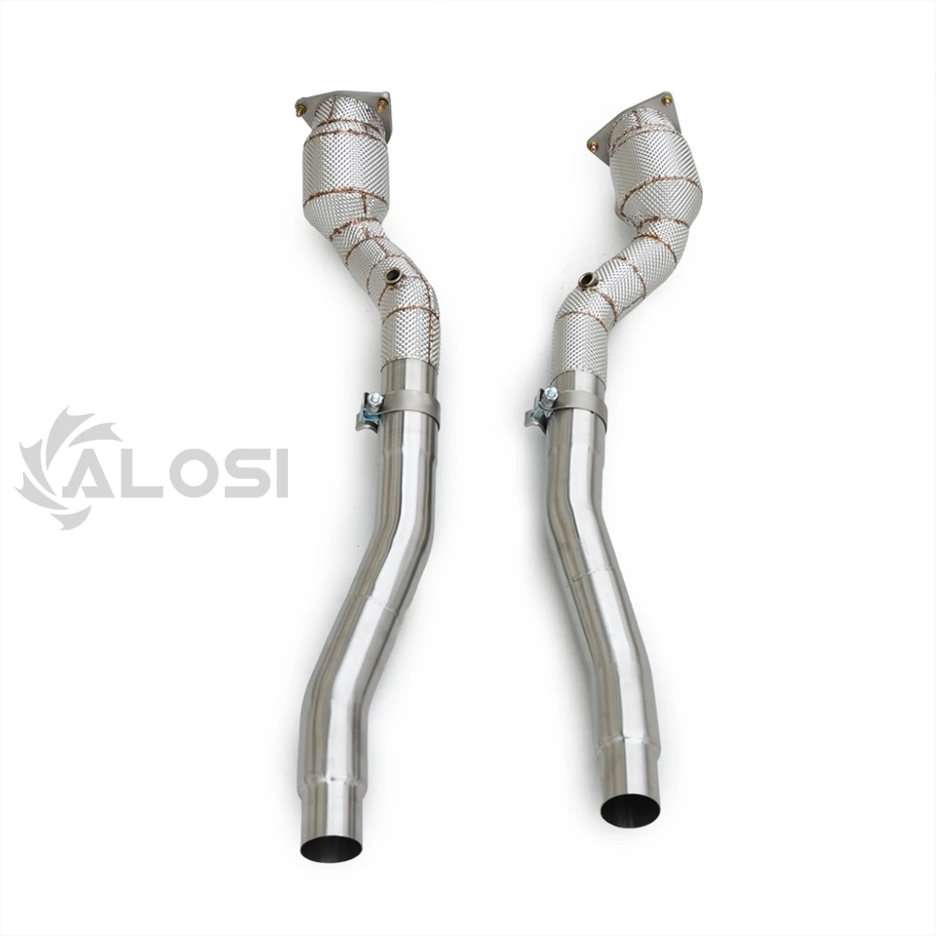 Exhaust head section for Ferrari F12 Berlinetta FF 6.3l 812 6.5l V12 high-performance stainless steel exhaust head