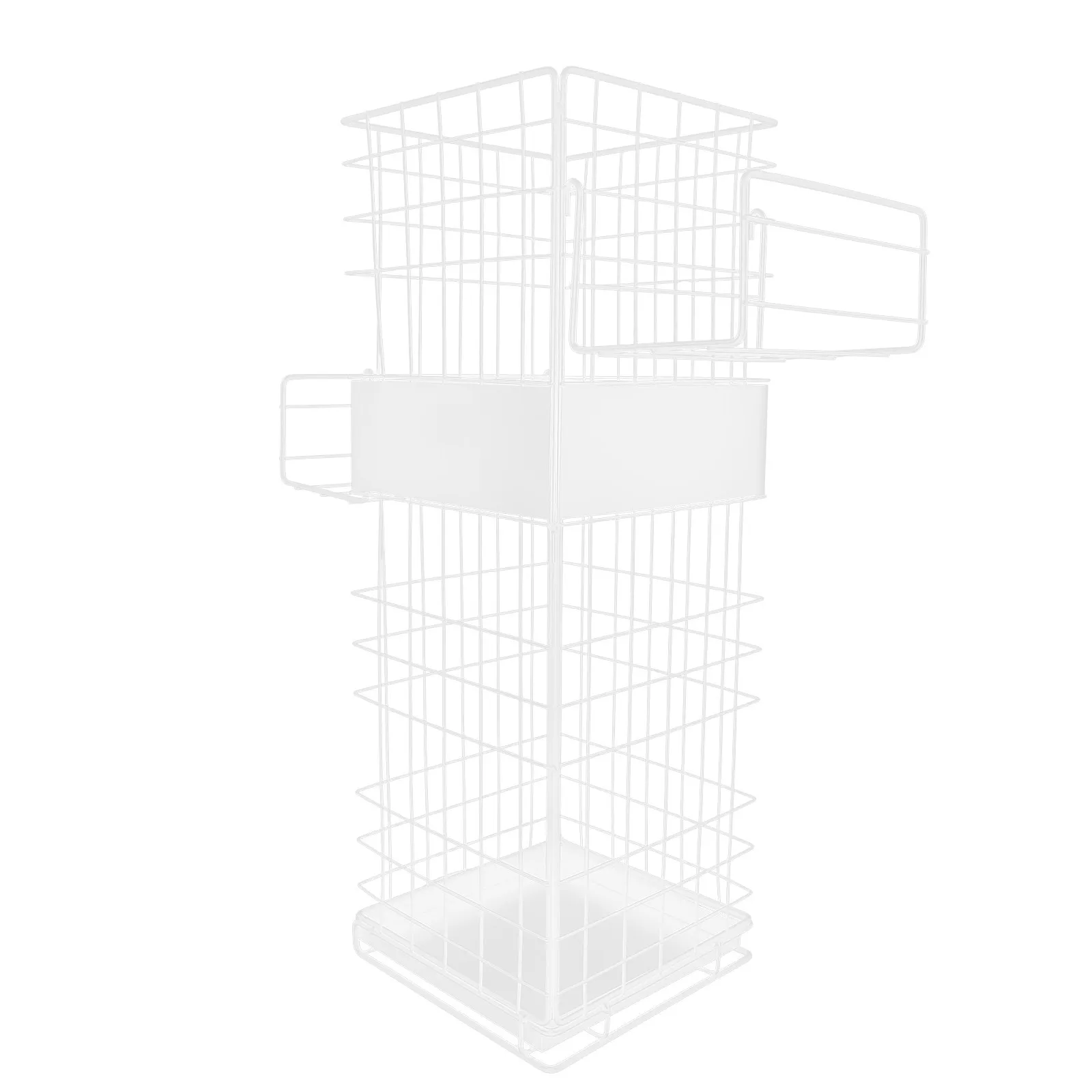 20 Inch Freestanding Metal Umbrella Stand with Detachable Drip Tray for Hallway, Office & Store