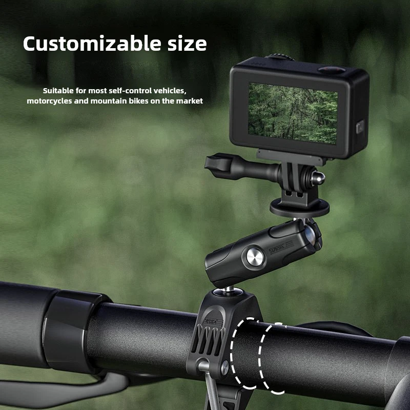 Support de selfie pour DJI Action, Dji Pocket, GoPro, Insta Camera, Imaging Fixe réinitialisation, Bicycle, Player View, Shooting Accessrespiration