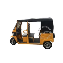 4 Passengers Solar Electric Tuk Tuk 3 Wheels Cart Sightseeing Car Bus Mobile Passengers Tricycle Cart