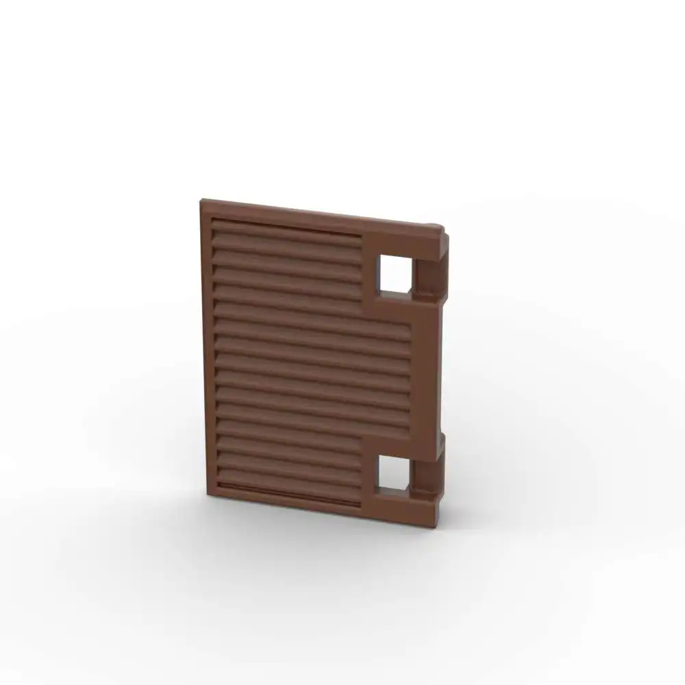 MOC 10PCS 60800 Shutter Window 1x2x3 Building Bloc With Hinges Stacking Replaceable Brick Funny Toys Adults Boys Holiday Gifts