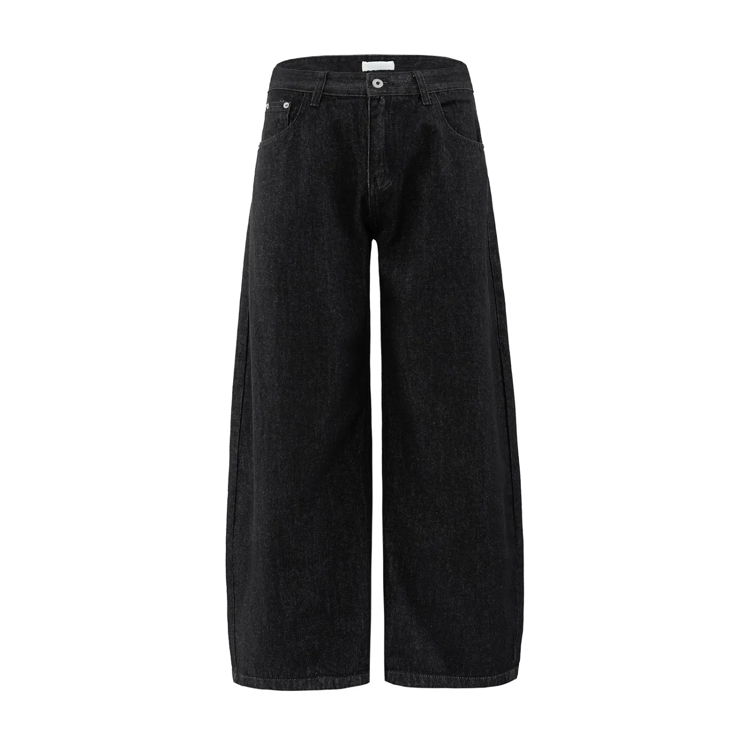 American Cross Rivet Knife Jeans Loose Casual Pants Straight Leg Wide Leg Long Trousers for Men And Women Summer Design Sense