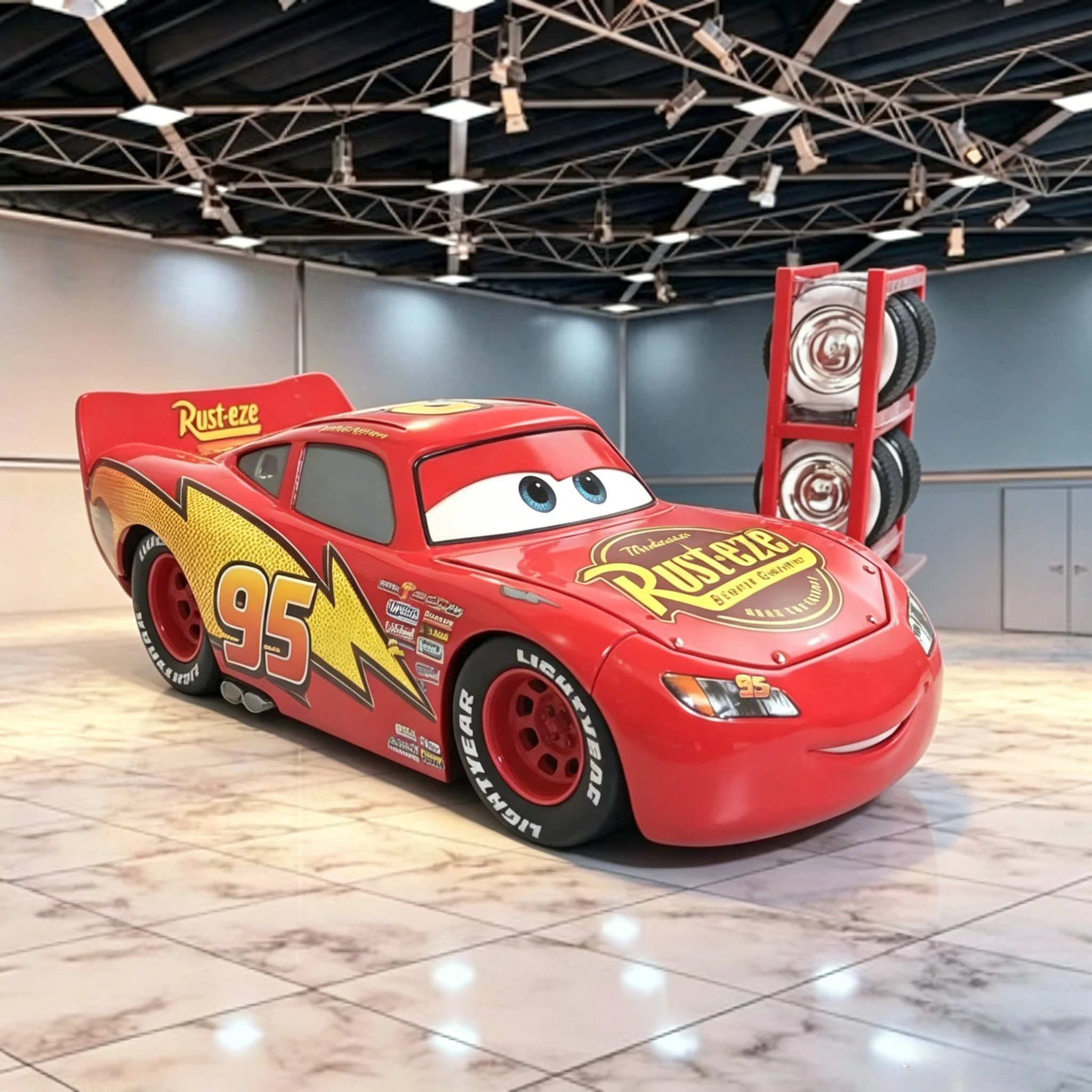 

Jada 1:24 Lightning McQueen Auto General High Simulation Alloy model collection display birthday gift