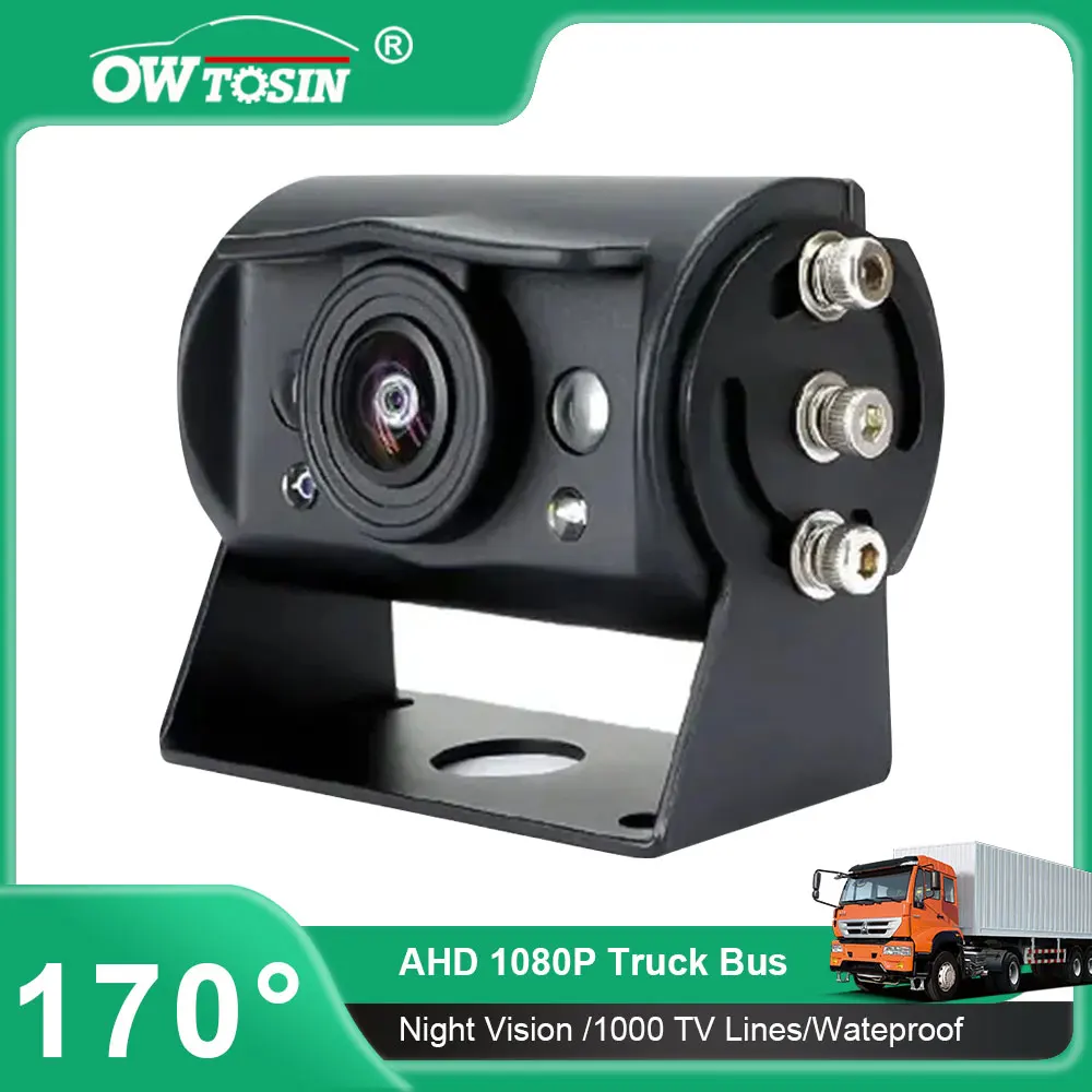 AHD 1920*1080P Infrared Car Vehicle Camera IR Night Vision Reverse Waterproof Rear View Monitor RCA Video Cable For Truck Bus