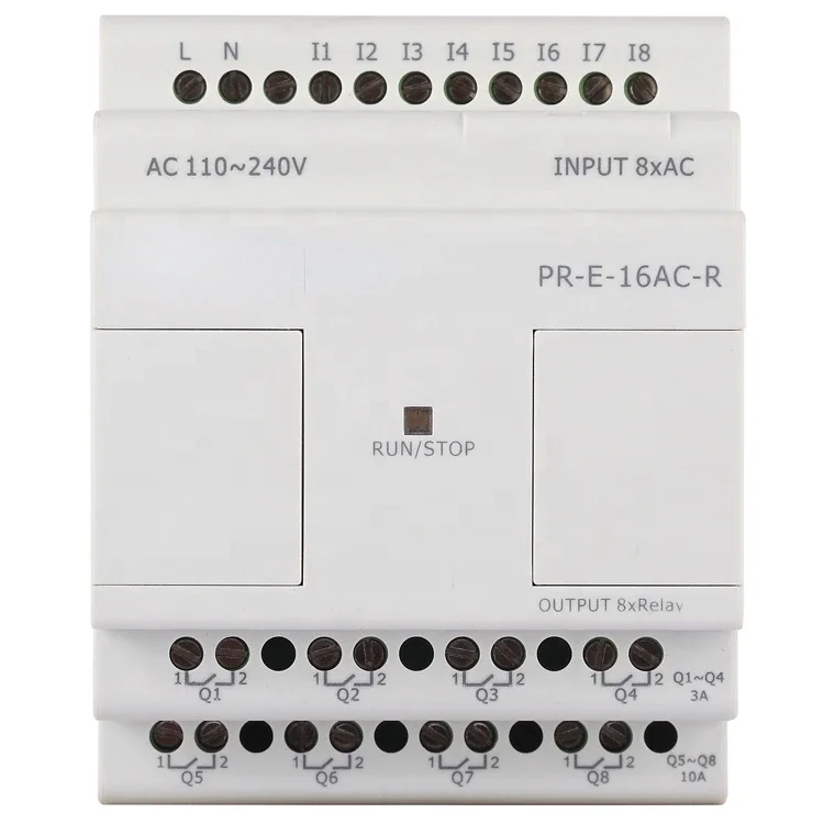 Hot sale  Mirco PLC PR-E-16AC-R  Programmable Logic Control Systems