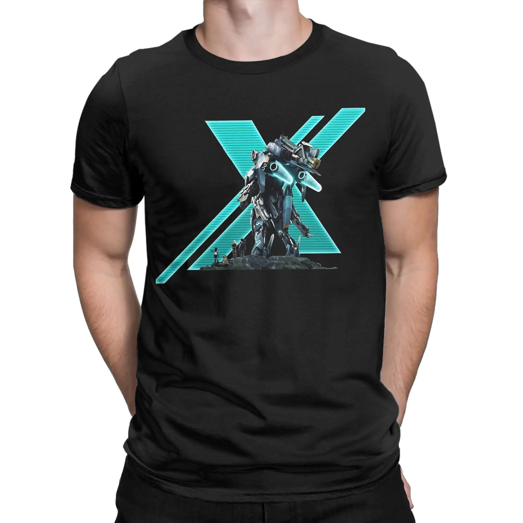 Fantasy  Classic Xenoblade Chronicles Funny 100% Cotton T-Shirt Tops Tees For Men
