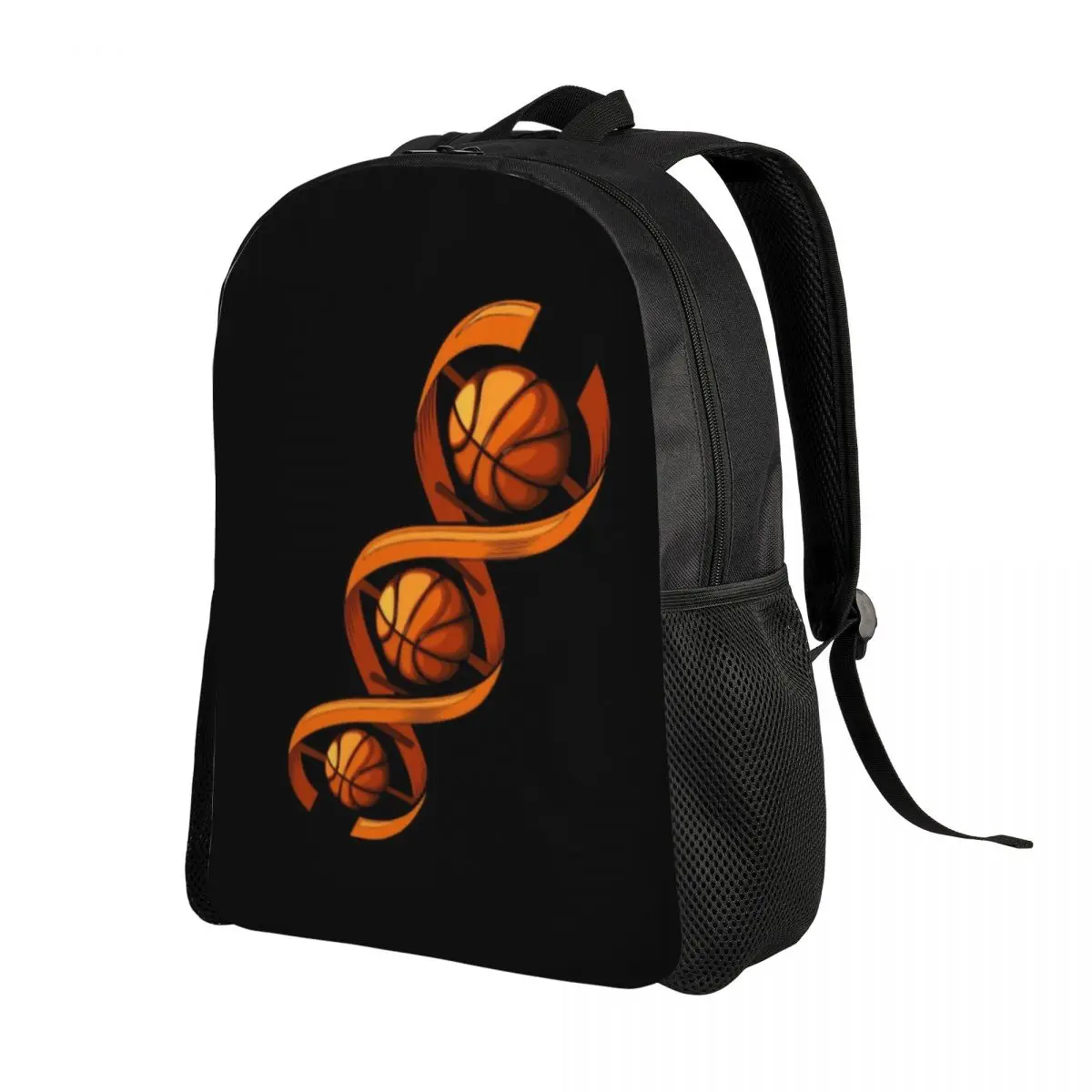 Basketball Is In My DNA mochila para hombres y mujeres, bolsa de libros para estudiantes universitarios, bolsa deportiva para computadora portátil de 15 pulgadas, Idea de regalo