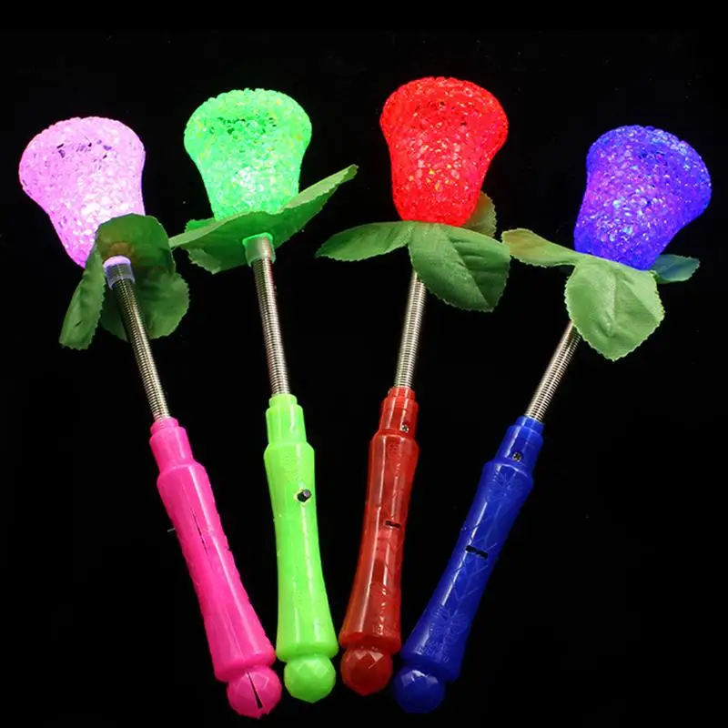 Wand Glowingstick Glow Party Fairy Music Flashing Birthday Dark Luminous Kidslight Star Sticks Favors In Children