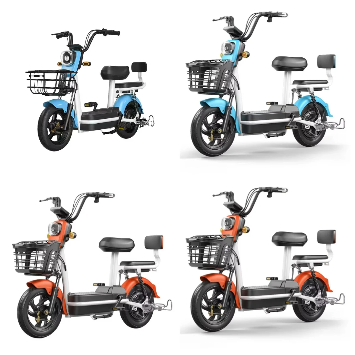 Lvyuan Oem Odm Customized 48v 12ah 350w Vacuum Tire Lead Acid Battery Electric Bicycle Scooter Bike