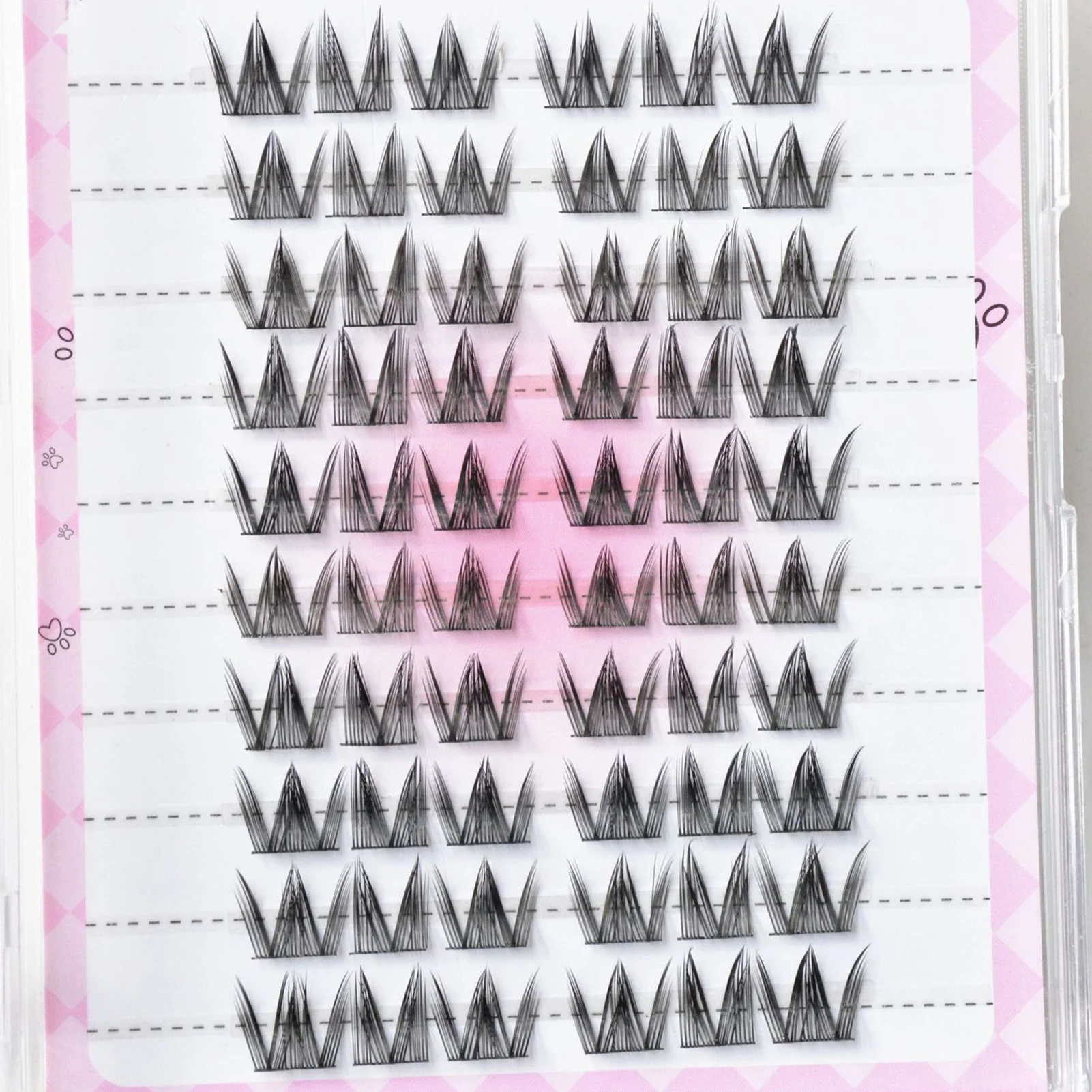 นุ่มอะนิเมะขนตา C Curl บางขนตาปลอมม้วนจาก Morning Till Night ขนตาปลอม DIY เครื่องมือแต่งหน้า