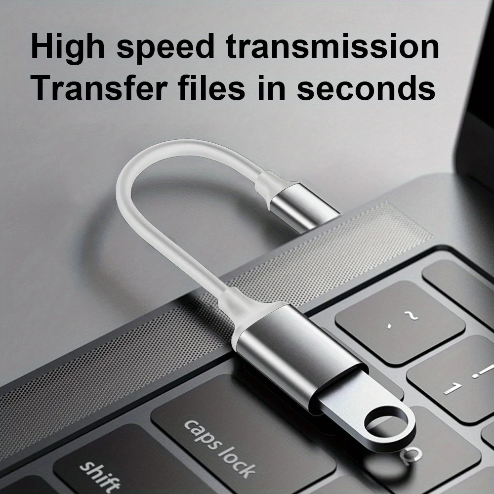 USB C OTG Adapter, Type C Male to USB3.0 Female Converter USB to Type C Adapter with Functionality for Smartphones and Tablets
