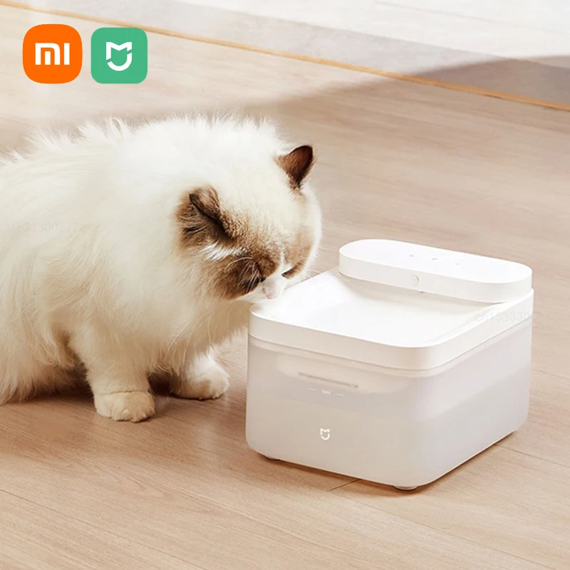 Xiaomi Mijia Wireless Smart Pet Water Dispenser 3L Automatic Induction Silent 4 Layer Filter Cat & Dog Water Fountain Smart App