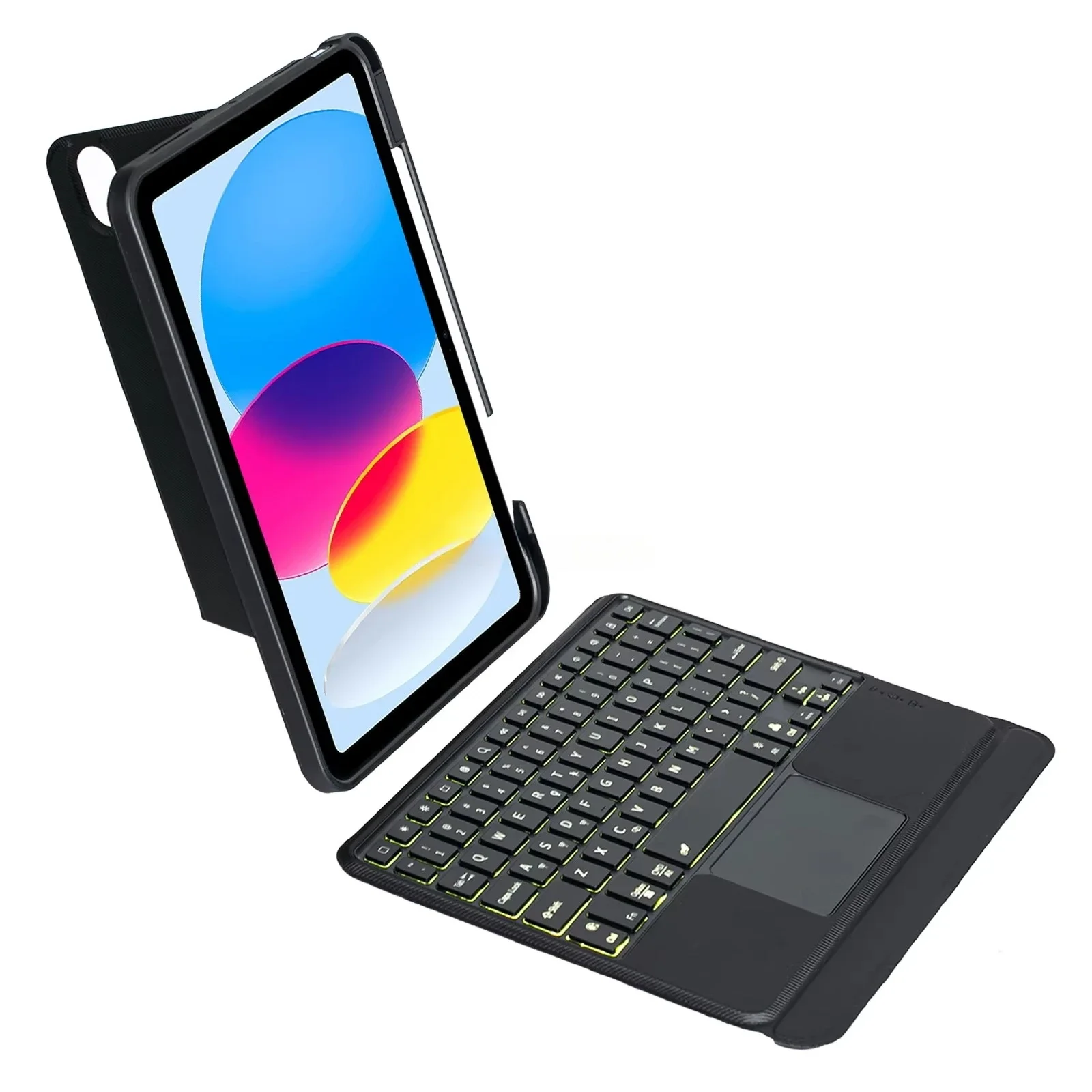 

Factory Custom Detachable Magic Keyboard Case for iPad 10th 10.9 Inch 2022 Portable PU Leather Keyboard Case