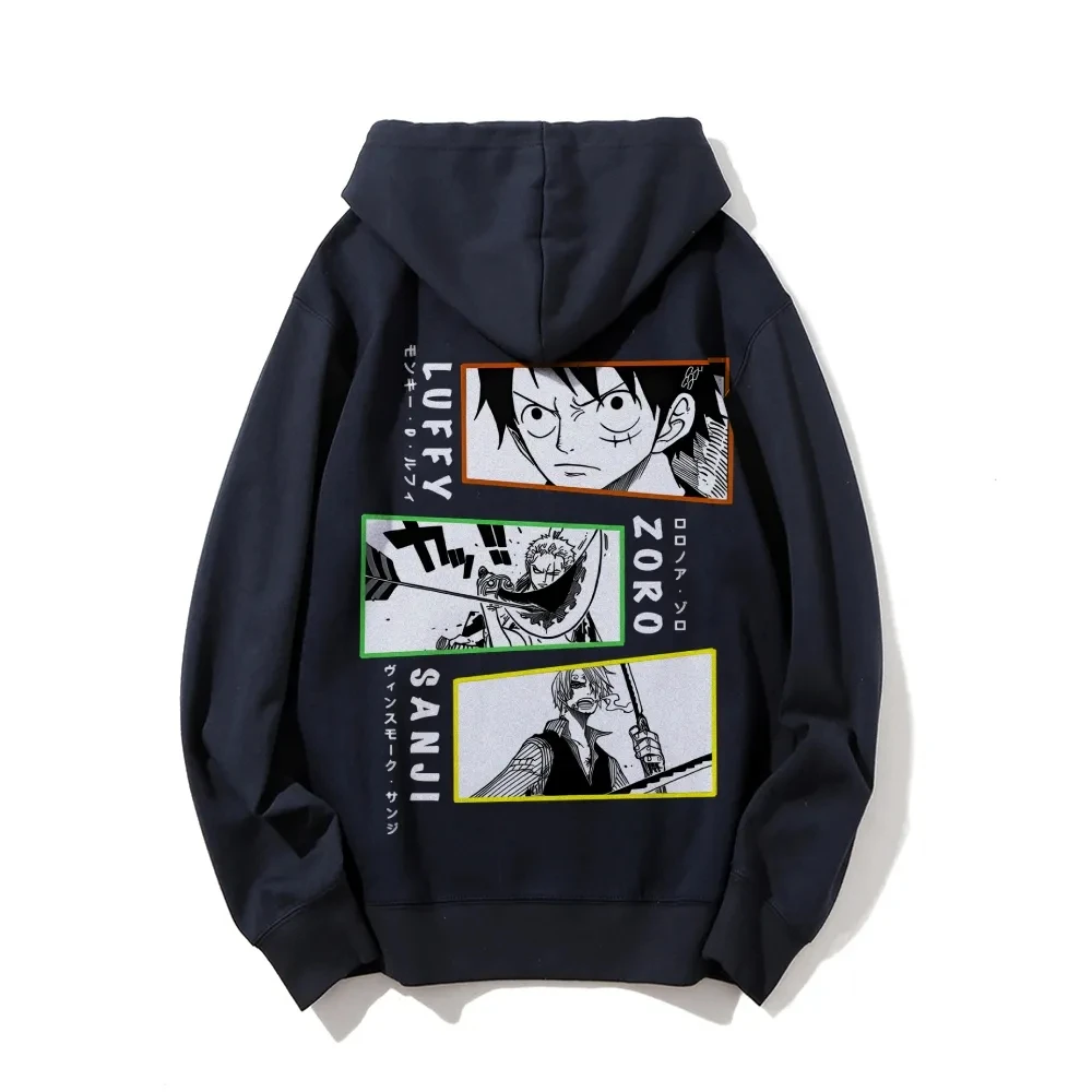 

ONE PIECE Law осень и зима японские горячие крови анимационные классические персонажи удобные толстовки для мужчин и женщин пар