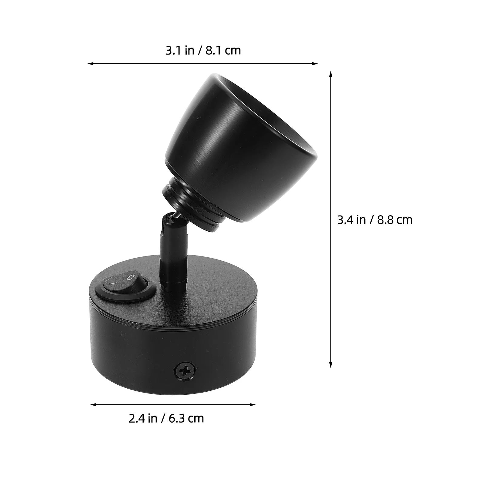 

1Set Wall Mounted Reading Lamp LED Bedside Light Longtime Use Fashionable Design Cozy Atmosphere Outdoor Black Light