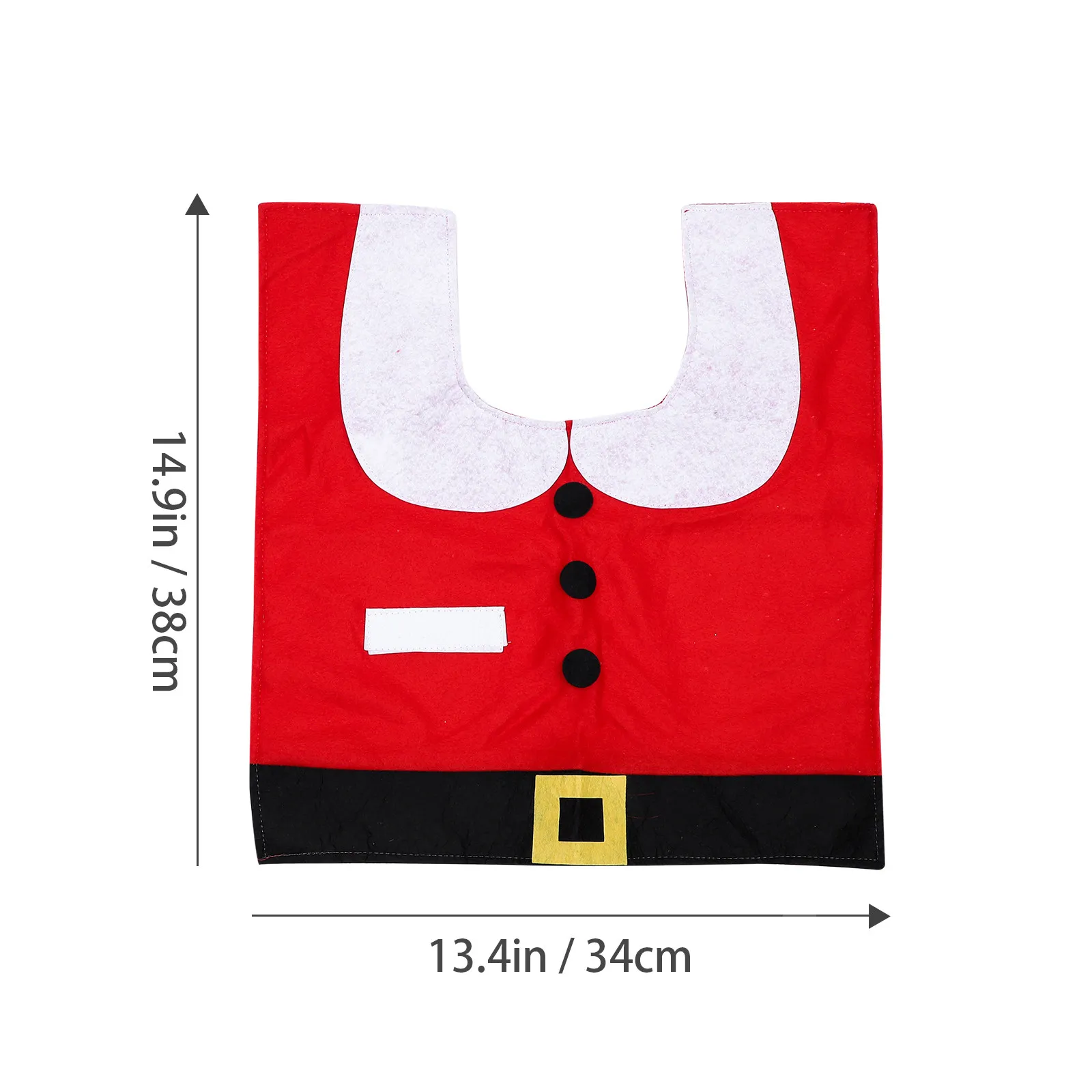 1Set Christmas Toilet Cover Set Santa Design Comfortable Skin Friendly Toilet Floor Mat Bathroom Decor Water Tank Cover Xmas