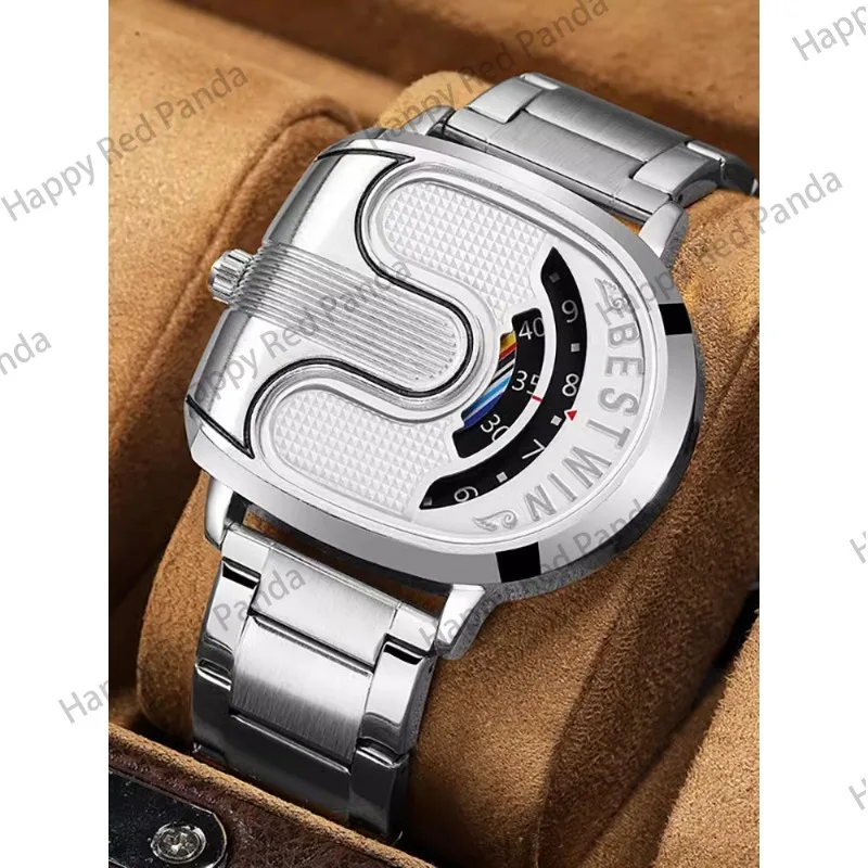 Watch large dial personalized men's watch without hands U-shaped fashion watch waterproof