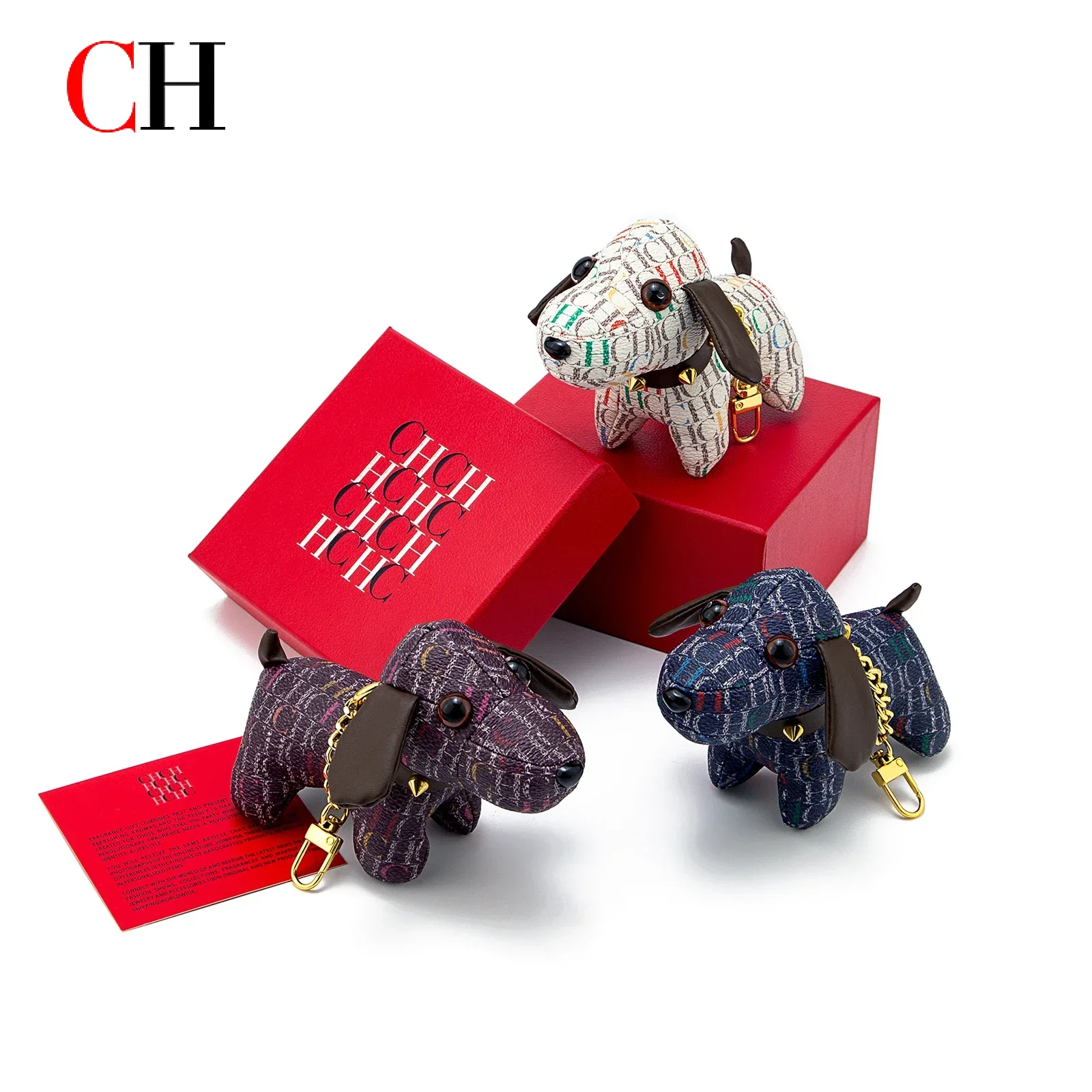 CH Pendant Casual Cool Trendy Bag Fashion Designed Key Chain Dog Decor Sporty Style Bag 2026 New Accessories