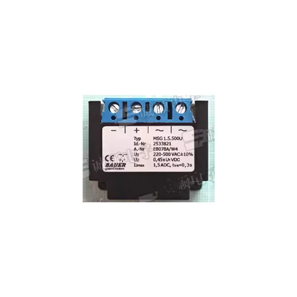 2pcs Typ MSG 1.5.500U Id. - Nr 2533821 Rectifier 2026 Years