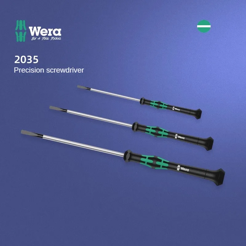 WERA 2035 Series Micro Precision Screwdriver Slotted