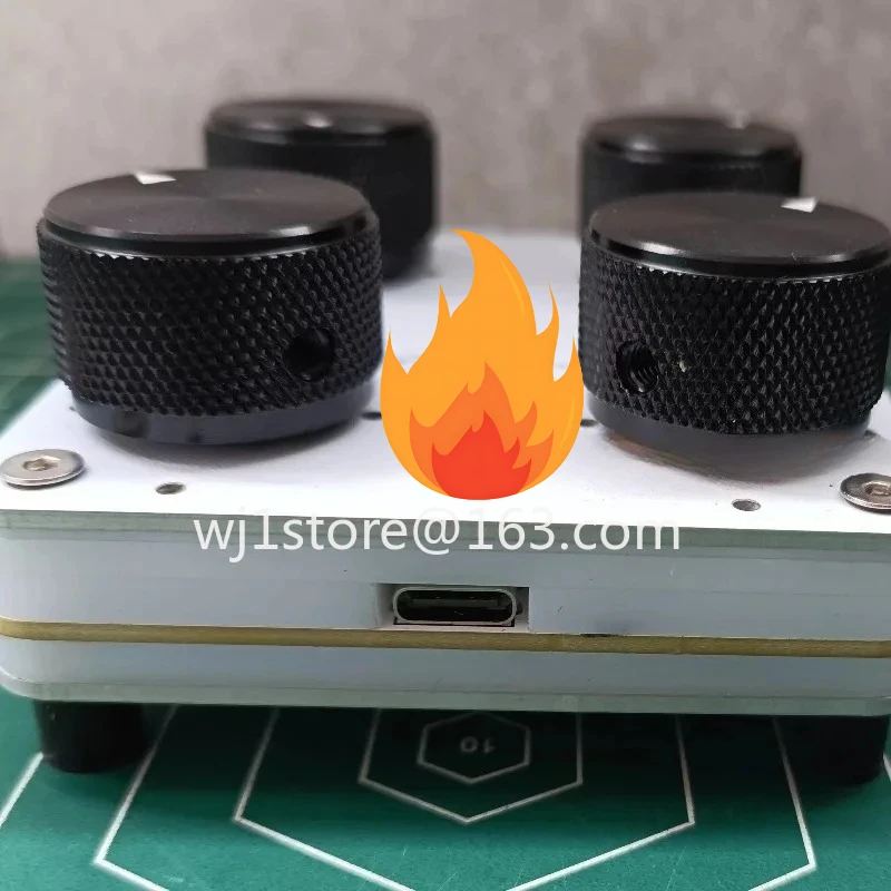 2026 hot selling items4 Knob Knobs Custom CC Information Volume USB-C Interface Music Host Software MIDI Controller