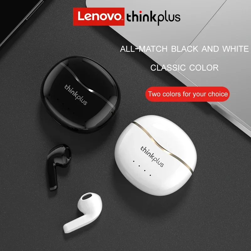Original Lenovo X16 TWS Bluetooth 5.2 In-Ear Earphones Noise Reduction IPX4 Sports Headphones Smart Battery Display Earbuds