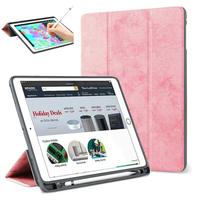 Smart Cover For iPad Pro 10.5 2017 Magnet Case+Pencil Holder Slot iPad Air 3 10.5 2019 PU Leather Case Soft Cover Trifold Stand