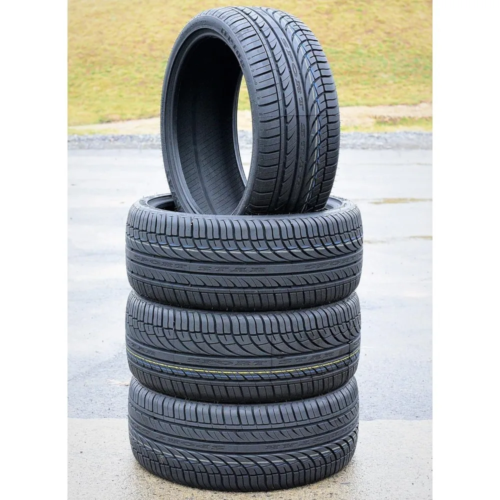 

Fully upgraded Set of 4 (FOUR) All-Season Passenger Car High Performance Radial Tires,Load Range XL 4-Ply BSW Black Side Wall