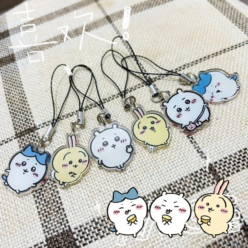 

Chiikawa Phone Chain Hanging Cord Phone Charms Hachiware Cartoon Anti-Lost Bracelet Phone Case Wrist Strap Anime Jewelry Gift
