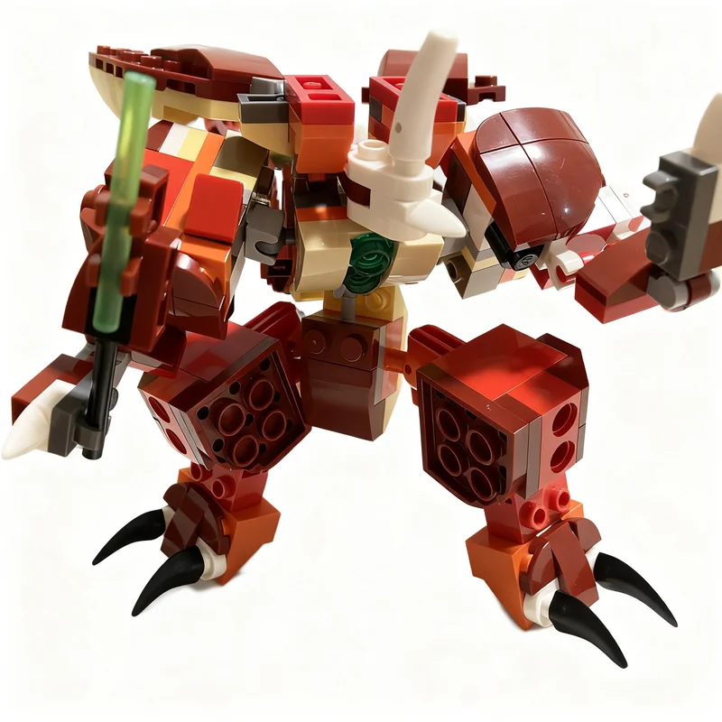 181pcs MOC Fierce beetle knight Creator 3-in-1 Model Building Blocks Christmas Gift Toys Brick Idea Collection Craft Home Decor