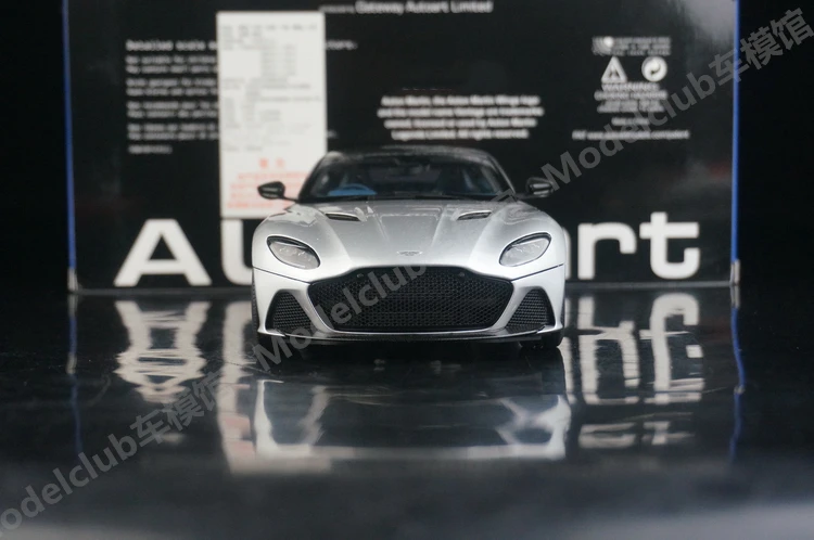 Autoart 1:18 DBS Silver Simulation Limited Edition All Open Alloy Metal Static Car Model Toy Gift