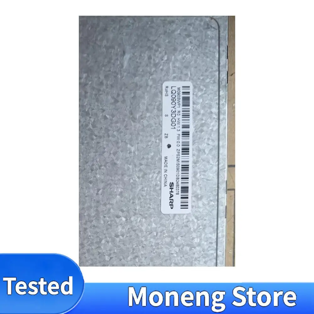 LCD LQ090Y3DG01 Panel de pantalla original de 9 pulgadas 800 × 480