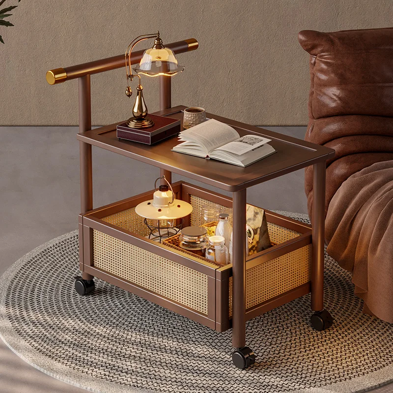 

Living Room Tea Tables Storage Rectangle Space Saving Designer Coffee Tables Wheel Mobile Designer Mesa Side Table Furniture