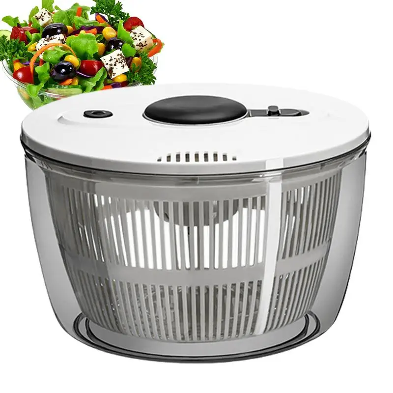 Vegetables Salad Spinner Lettuce Leaf Vegetable Dehydrator Washer Salad Vegetable Dryer Mixer Vegetables Salad Spinner Kitchen