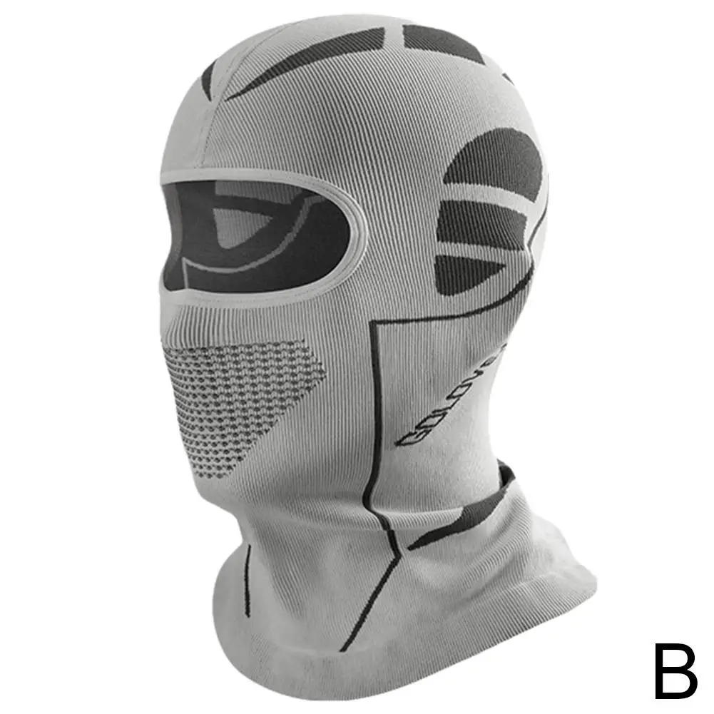 Balaclava respirável máscara facial completa para homens e mulheres, motocicleta, bicicleta, à prova de vento, protetor solar, ciclismo, esportes, chapelaria macia, P8Q5