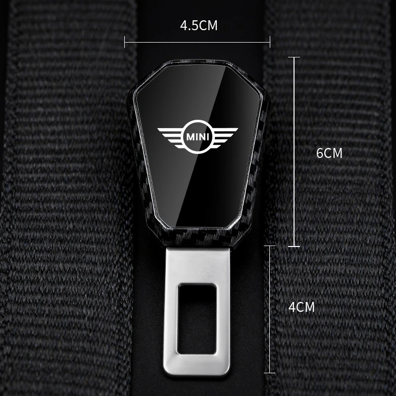 مناسبة لحزام مقعد السيارة الصغير وصلة حزام الأمان من سبائك الزنك مناسبة لـ Cooper One R50 R52 R54 R53 R56 Countryman R60 F55 F5 #5