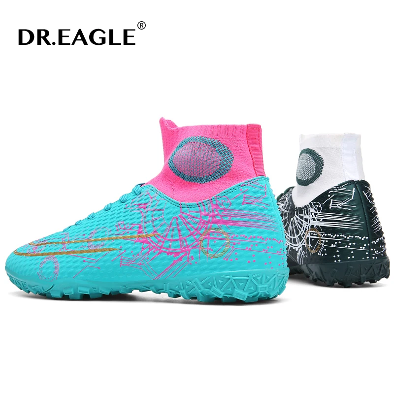 

DR.EAGLE Football Boots Men Sports Soccer Shoes Indoor Original Soccer Cleats Shoes Men Futsal Football Sneakers Chuteira Campo