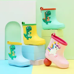 Stivali da pioggia per bambini EVA stivali da pioggia per bambini simpatici cartoni animati scuola materna studenti della scuola primaria scarpe da acqua addensate