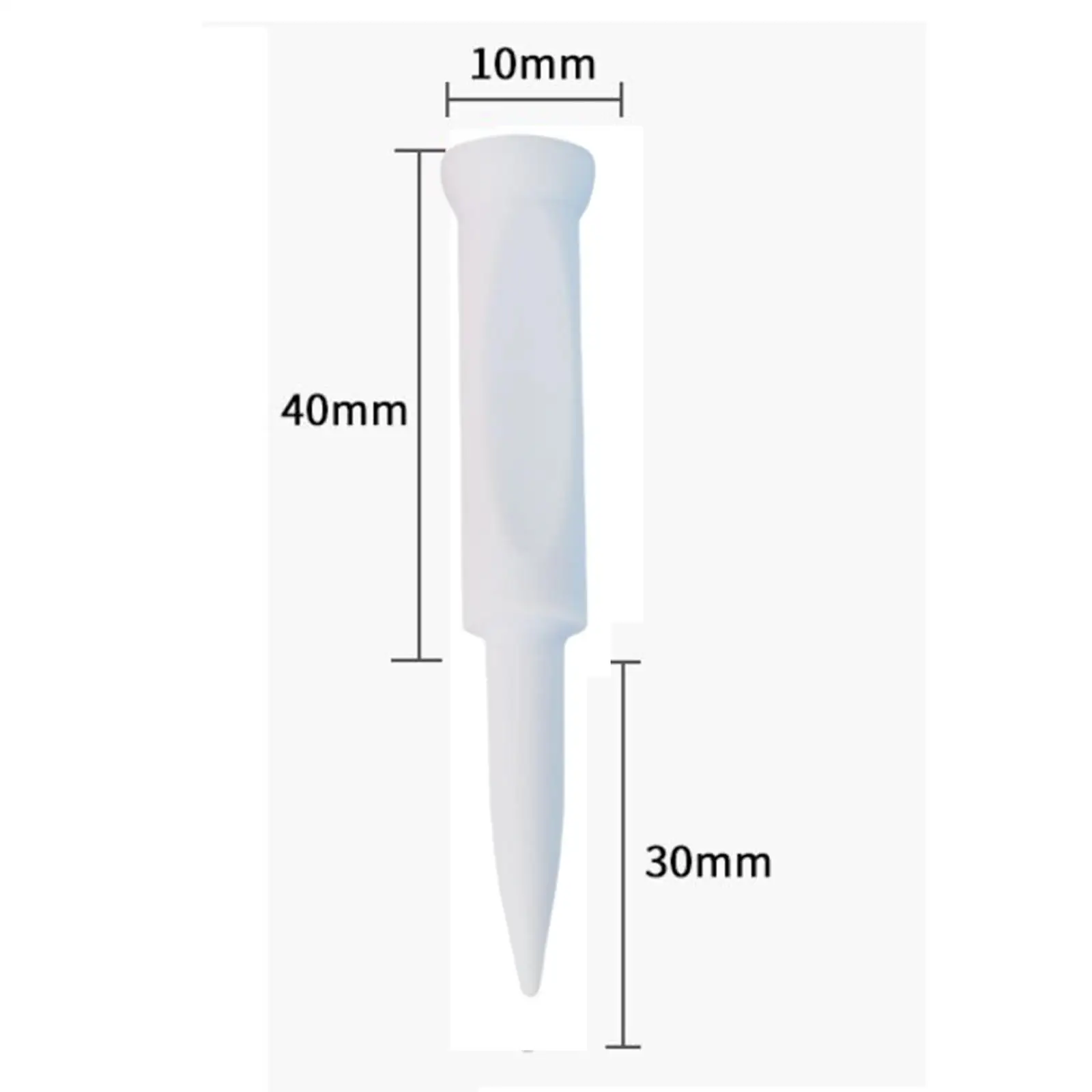 Plastic Golf Tees Adjustable Height Practice Tee Holder Training Equipment Indoor Outdoor for Golf Simulator Range