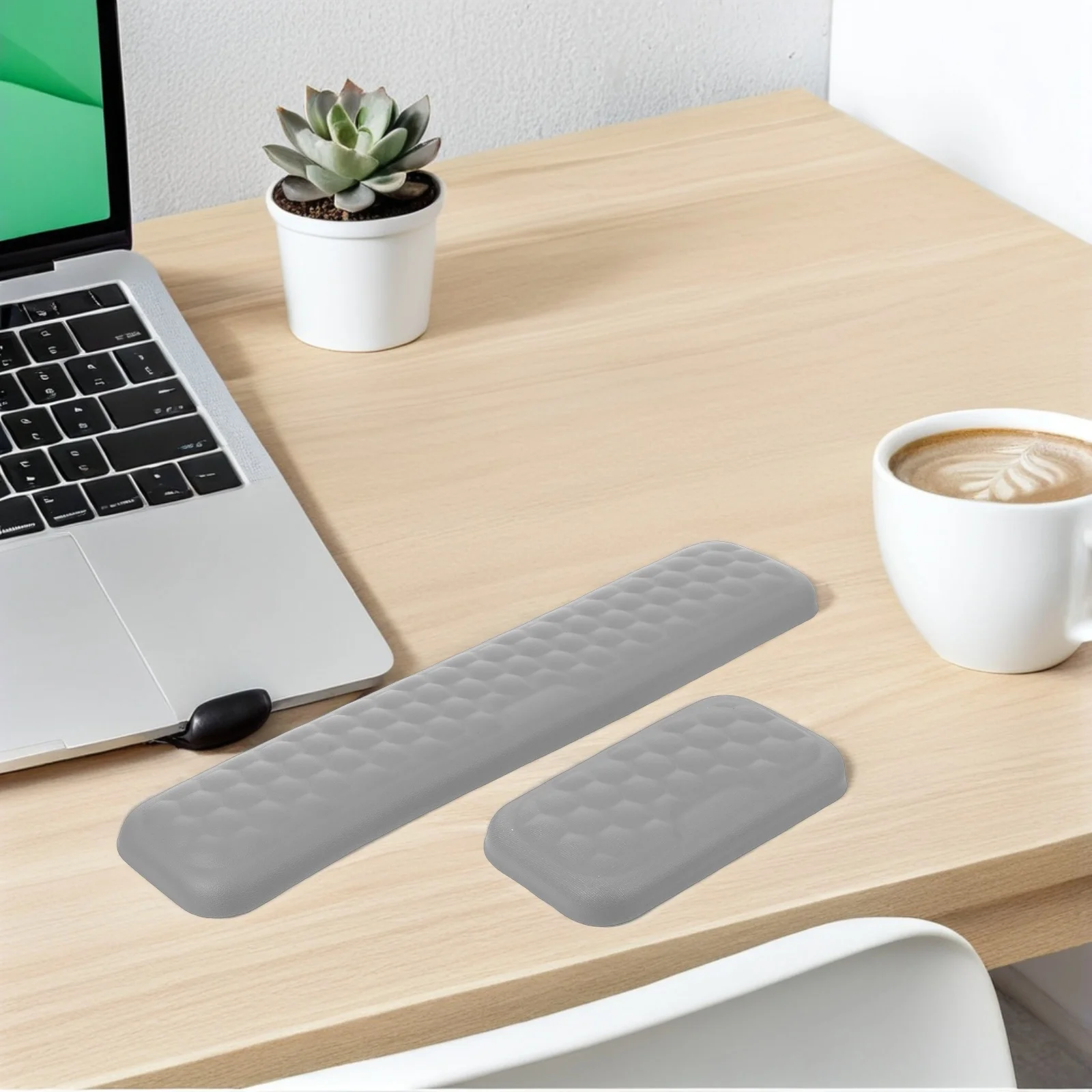 

Wrist Rest Pad Ergonomic Keyboard Computer Desk Hand Memory Foam Laptop Mechanical Girl Minimalist Design High Density Filling