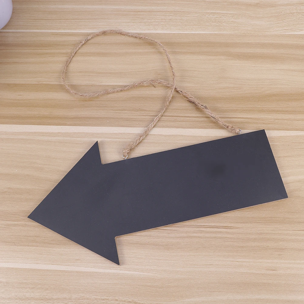 2 Pcs Wooden Message Board Twine Hanging Chalkboard Plaque Blackboard Sign Bamboo