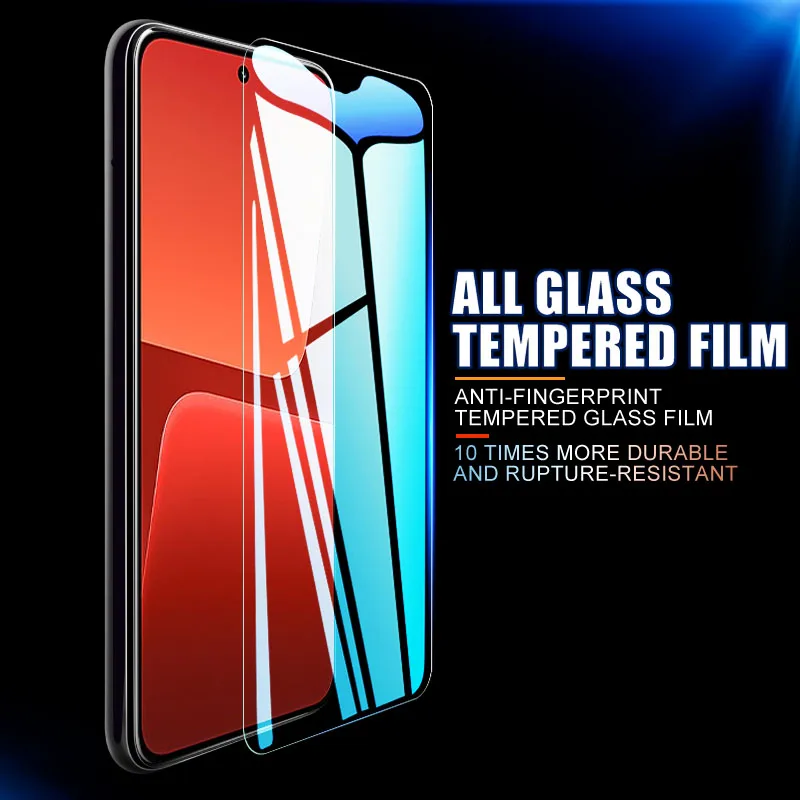 Transparent Tempered Glass For Xiaomi Mi POCO F3 F4 F5 GT Pro Screen Protector For Xiaomi C50 C51 C55 C65 Protective glass Film