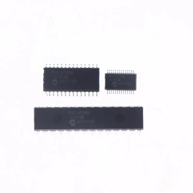 

1 Piece DIY Accessories New PIC16F886-I/SS PIC16F886-I/SO PIC16F886-I/SP Chipset Electronic Components