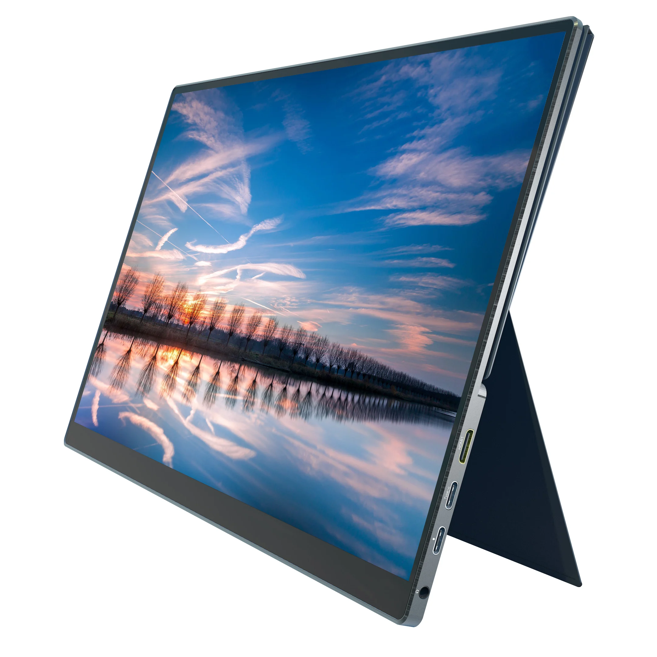

SIBOLAN 15.6 Inch HDR IPS LCD 4K Touch Screen UHD Portable Monitor For Laptop Pc Ps4