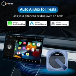 Ownice T-Box T3 T1 per Tesla Modello 3 YSX Link Siri Voice Wireless CarPlay Android Auto AirPlay Miracast Waze Spotify per Apple