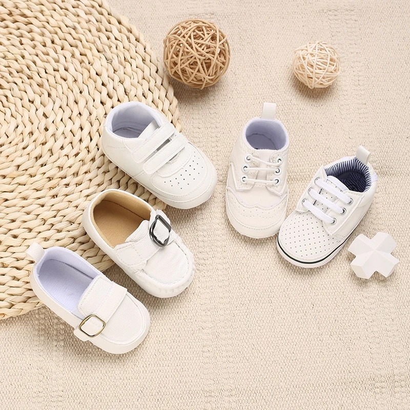 0-18M Spring Autumn Classic Boys Sports Shoes Fashion Design Lightweight Casual Cloth Sole Walking Shoes