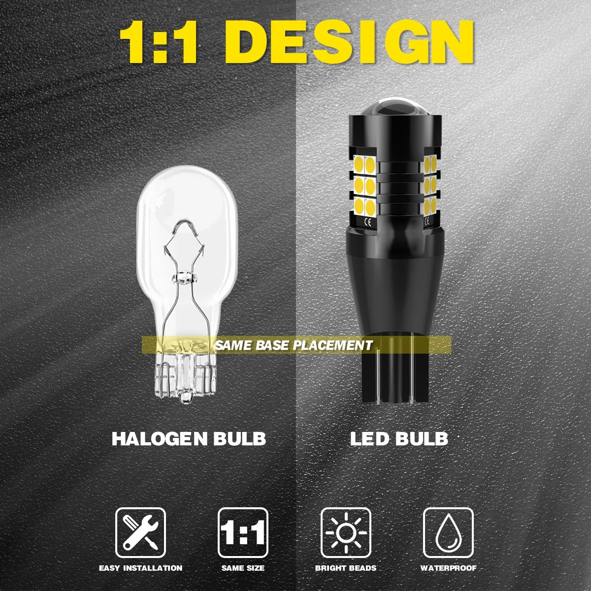 2pcs LED Backup Light Bulb Reverse Lamp W16W T15 Canbus No Error For Mitsubishi ASX Eclipse Cross Galant Lancer Outlander 1 3